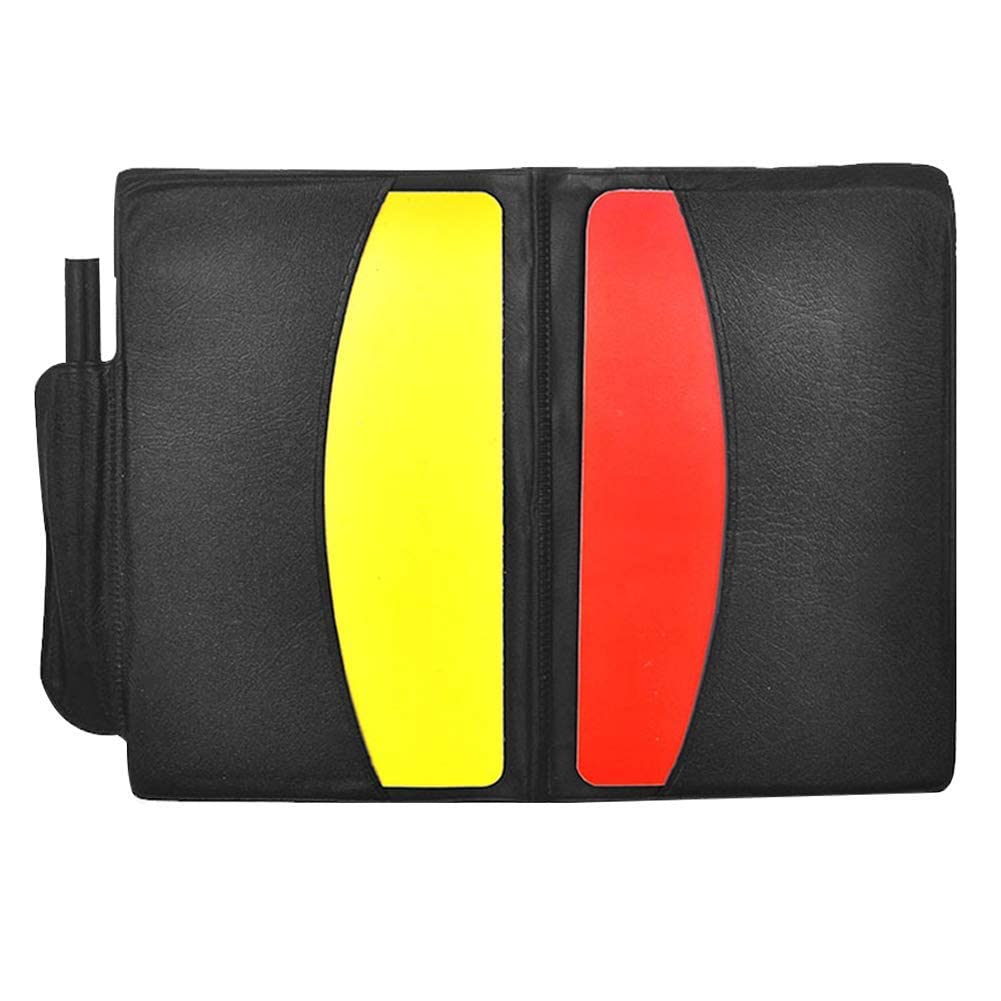 GRS Football Referee Cards Scorebook for Soccer Football - Contains Yellow Red Cards, Scorebook and 5 Score Card