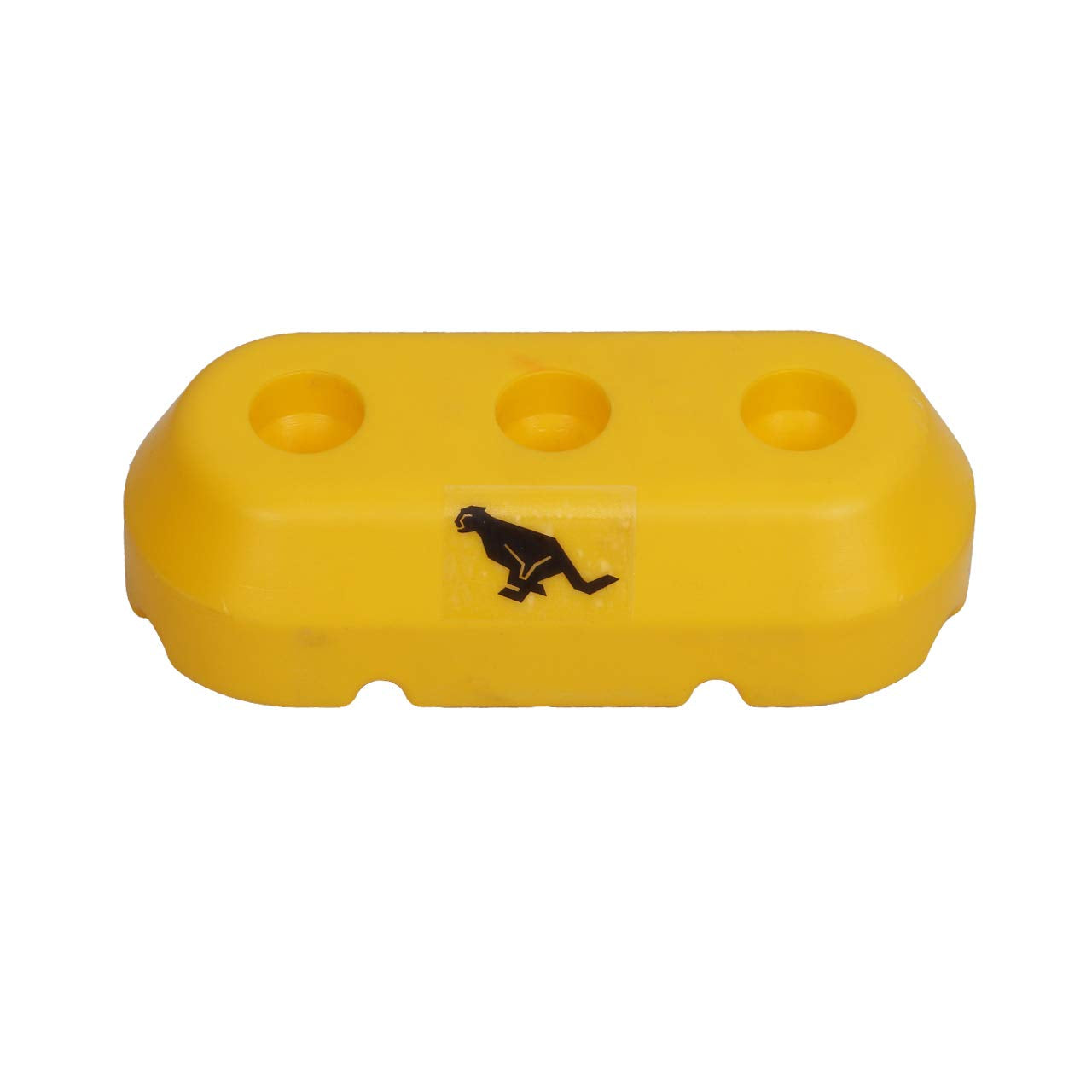 GRS ® Kids Zone Hard Plastic Cricket Wickets Set for Kids for Age Group 3 to 10 Year (3 Piece Wickets, 2 Bails, Base, 24'' Wickets Length, Yellow)