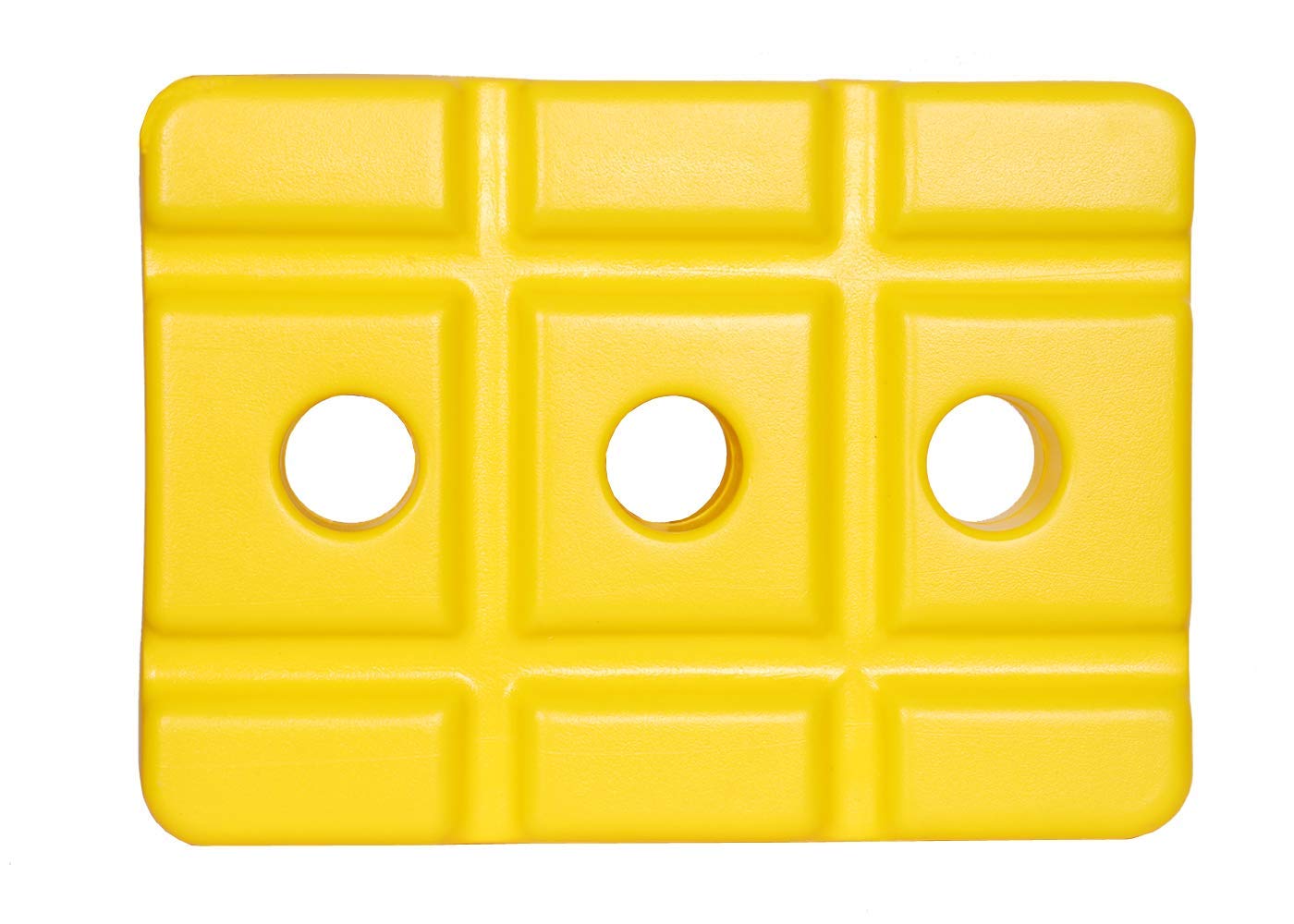 GRS India Best Heavy Plastic Cricket Stumps Set - 3 Stumps + 2 Bails + 1 Stand (Yellow)(Plastic Wicket Set)