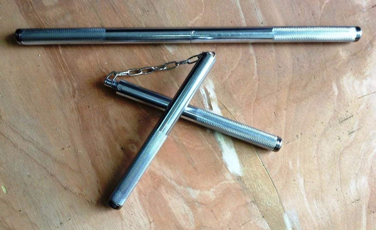 GRS Stainless Steel Nunchaku Chen Xi for Karate Training Arts