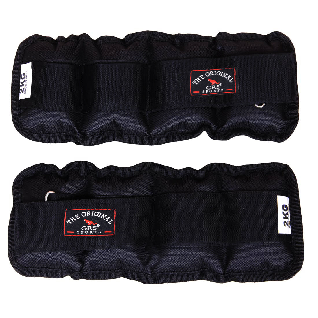 GRS® Wrist/Ankle Weights 4 kg (2 kg Each x 2 pc), rubber, black