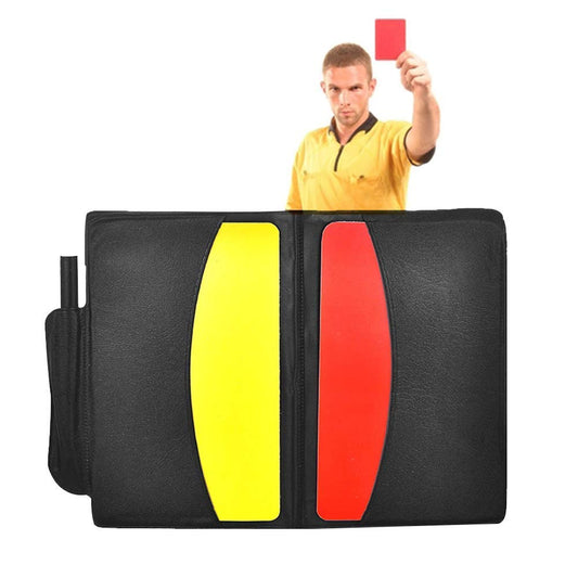 GRS Football Referee Cards Scorebook for Soccer Football - Contains Yellow Red Cards, Scorebook and 5 Score Card