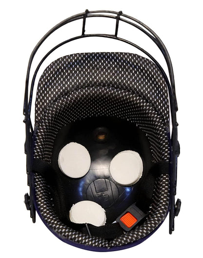 GRS Cricket Helmet for Men, Boys, Girls,Unisex (Adjustable Steel Grill | Color: Navy Blue | Light Weight (Youth)